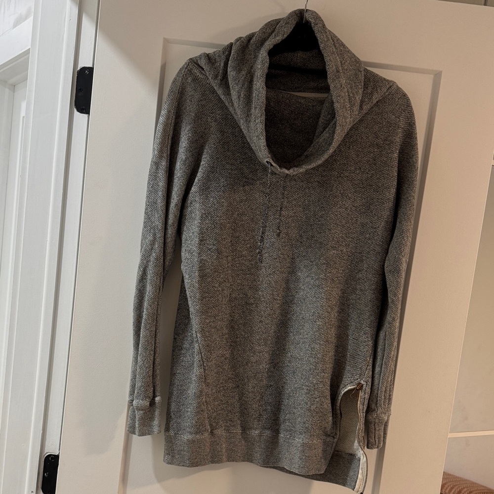 Roots Gray Cowl Neck Sweater